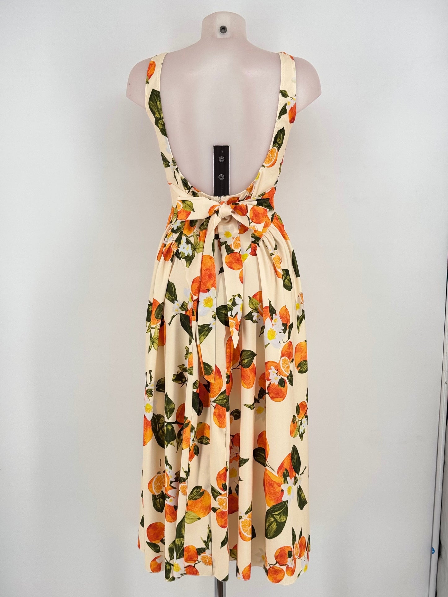 Vestido Naranja Midi - Maemuki